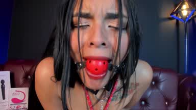 SPANK TITS + BONDAGE + NIPPLE CLAMPS  PLAY PUSSY