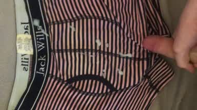 Cumming on Boxers! - James