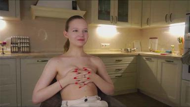 Scared if anyone see my naked tits??!!