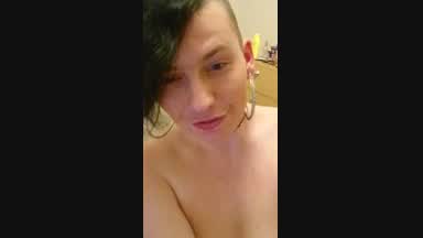 POV deepthroat +on top 22cm dildo