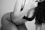 black and white