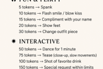 Tip menu