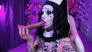 lea๐ซฆ โ messy deepthroat clown