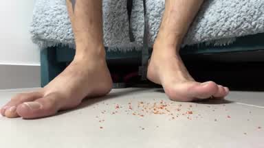 Crushing slaves with my foots