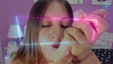 Sexy vibrations and doggy-style sex