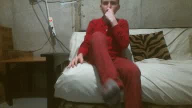Master's Socked Feet Tease
