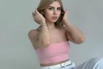 Liz at a photo shoot