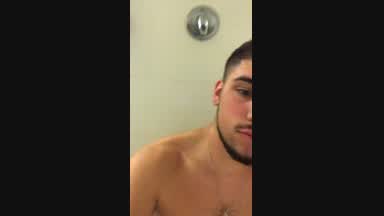Dildo in my ass in the shower ;) This ones hot