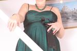My green-black evening dress