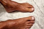 sexy tanned feet