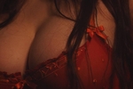 red dress;)