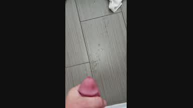 Cumming on the floor