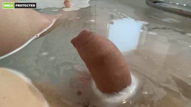 In the Bathroom under water