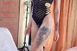 This dress is short on purpose…