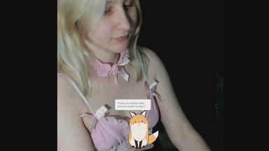 Teasing my boobs and moans