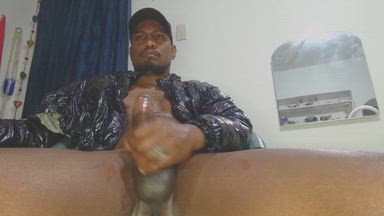 milky handjob of straight man in jacket