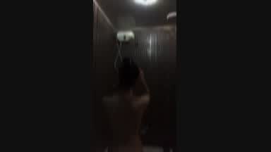 I'm in the shower