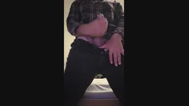Hubby having a wank