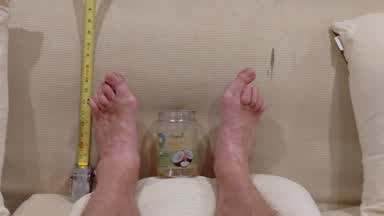 Feet with Jar