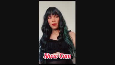 Big load of cum from Princess Kika 👑🍒😋🥛