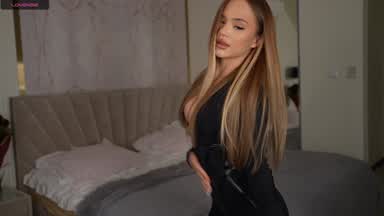 Vika solo striptease, blow job tease, cumshow with