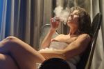 smoking...