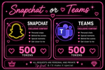 Snap & Teams
