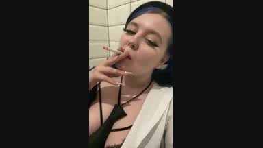 Fetish I smoke a cigarette