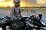 Ride into the sunset🏍️