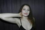Naughty girl in black