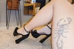 🦶🏻🔥My sexys feet with heels 🦶🏻🔥