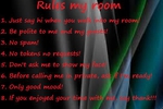 Rule my room