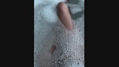Bath time in chastity