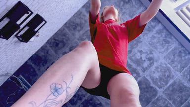 I will crush you with my divine feet.