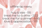 Offline Tip Menu