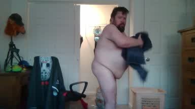 Me changing my clothes.