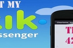 kik app...texting