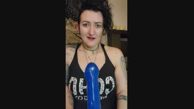 Blue Dildo 1
