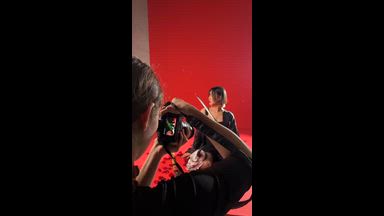 From a photo shoot