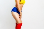 sporty girl 💛💙❤️