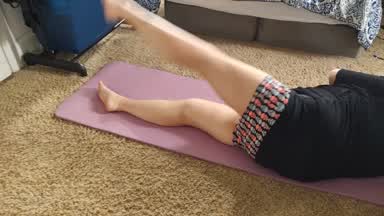 Intruder Interrupts Girl's Yoga To Bind, Fuck, Cum