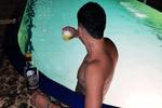 Horny in the pool