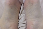 (28) MY SOFT PINK SOLES COVERED IN SHEER NYLON