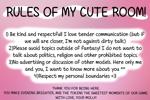 RULES OF MY ROOM