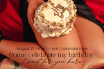 I invite you to my birthday! 🥳😏