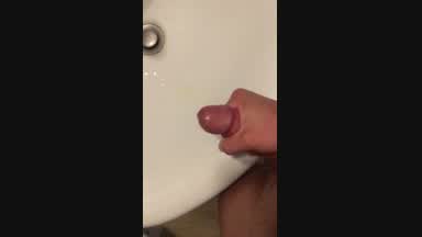 Fast CUM bathroom (POV) ❤️