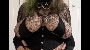 Leopard Costume Boob Bouncing