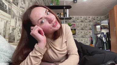 Little flirting while lying down