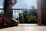 Sexy Milf sunbathing