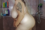 before shower